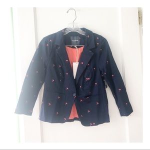NWT ModCloth Umbrella One Button Lined Blazer